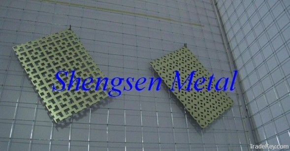 Galvanized perforated mesh
