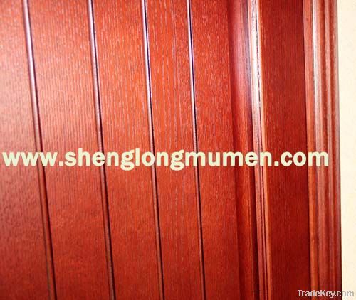 interior HQ arched top wooden entry door