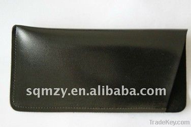 black pu leather eyeglasses pouch