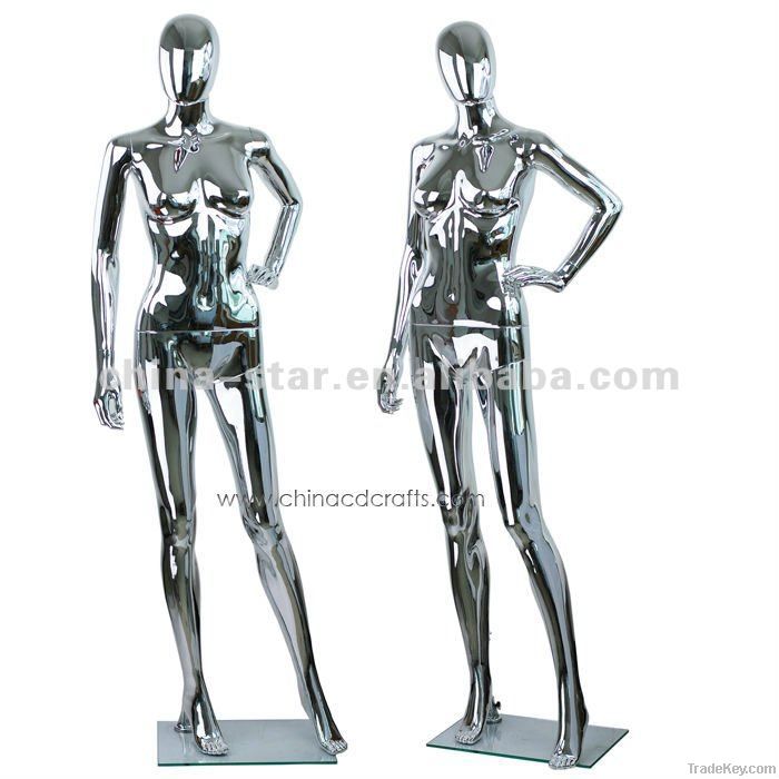 Chromed Female Mannequin