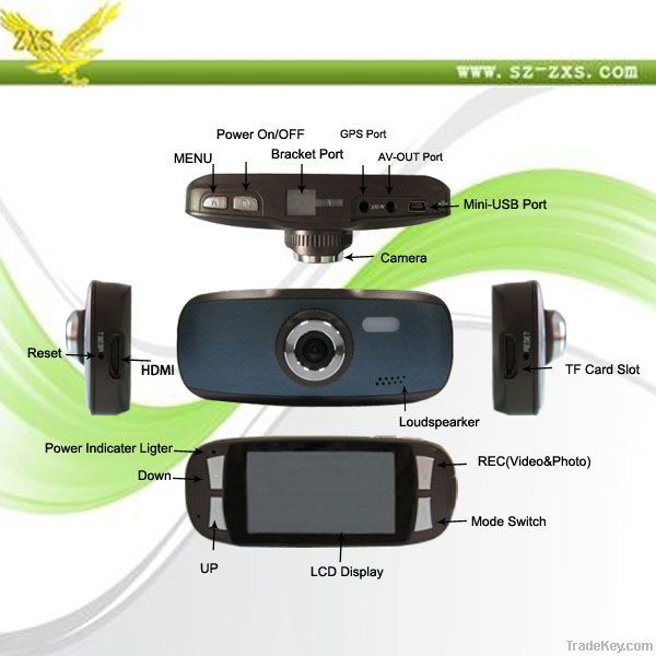 ZXS-650 1080P Newest Car Dvr Camera, Car Black Box Camera, Hd Car dvr