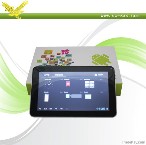 ZXS A13-9 Hot&Cheap 9 Inch Tablet PC 800*480 A13 Mini Pc , Android 4.0 MID Tablet PC MID Factory