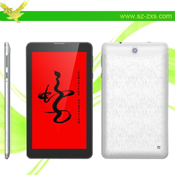 ZXS-2013 Newest!!! Best Price MTK6577 7 inch Dual Core 1.0Ghz Tablet PC with 3G Calling Function+GPS+Bluetooth+Dual Sim Card