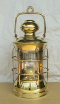 The brass antique lantern