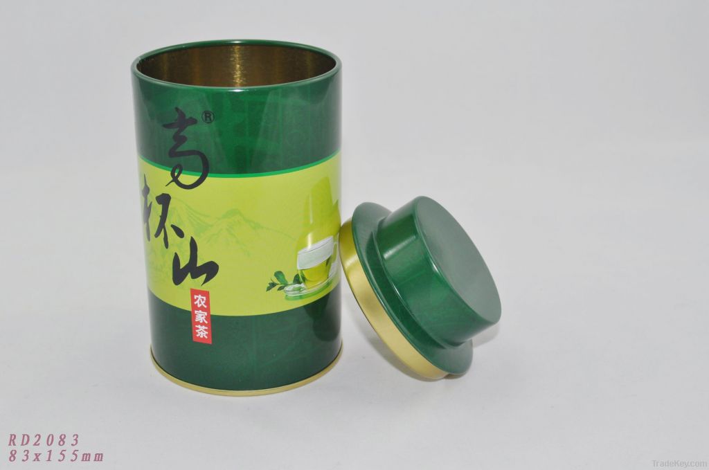 China green tea packaging tin box