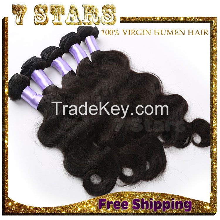 Brazilian Virgin Hair Weft 3pcs Hair Bundles Human Hair Weave Brazilian Body Wave Unprocessed Human Hair Extension Natural Color