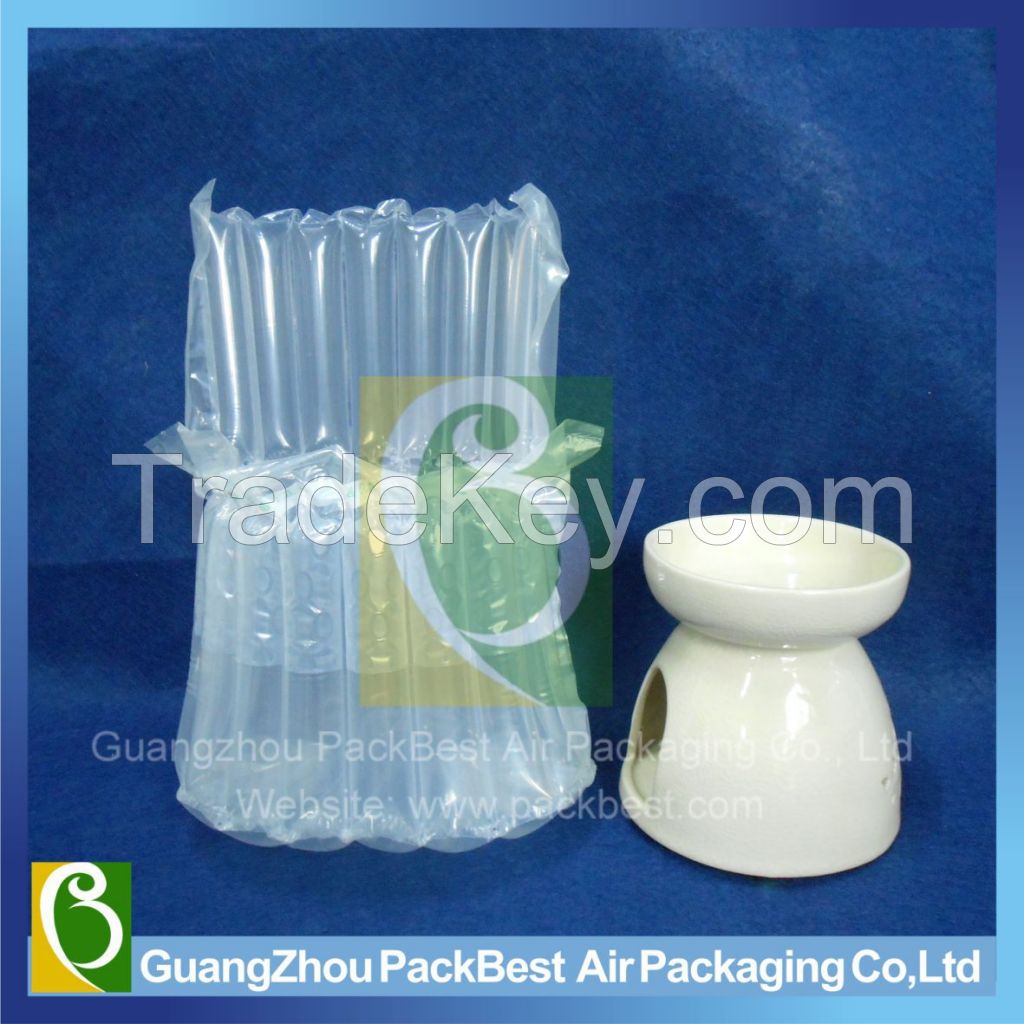SGS PE+Nylon co-extruded column bottle shockproof  transparent air bag
