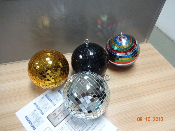 Variety colors diameter 5cm party decorations garden mirror ball ornaments with polyform inner material