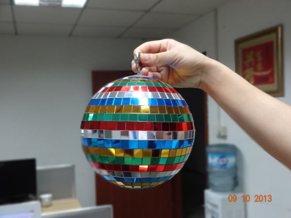 Shenzhen party decorations garden mirror ball ornaments with diameter 30cm 12inch different sizes