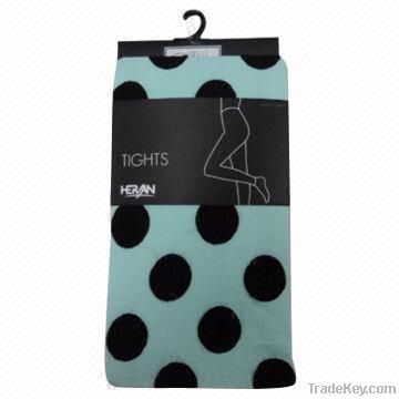 60D ladies' jacquard tights with dots