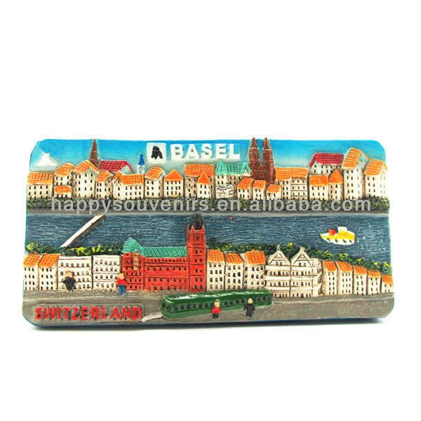 Varies Resin City Tourist Souvenirs Fridge Magnet, Custom 3D Resin Fri