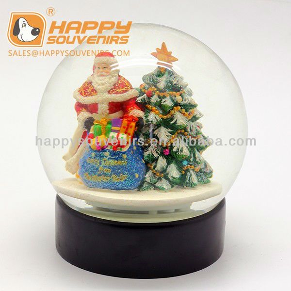 2014 Hot Custom snow globe, LED Resin Snow Globe Souvenirs, Glass Globe Souvenirs