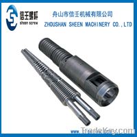 WPC conical twin screw and barrel for profile extruder