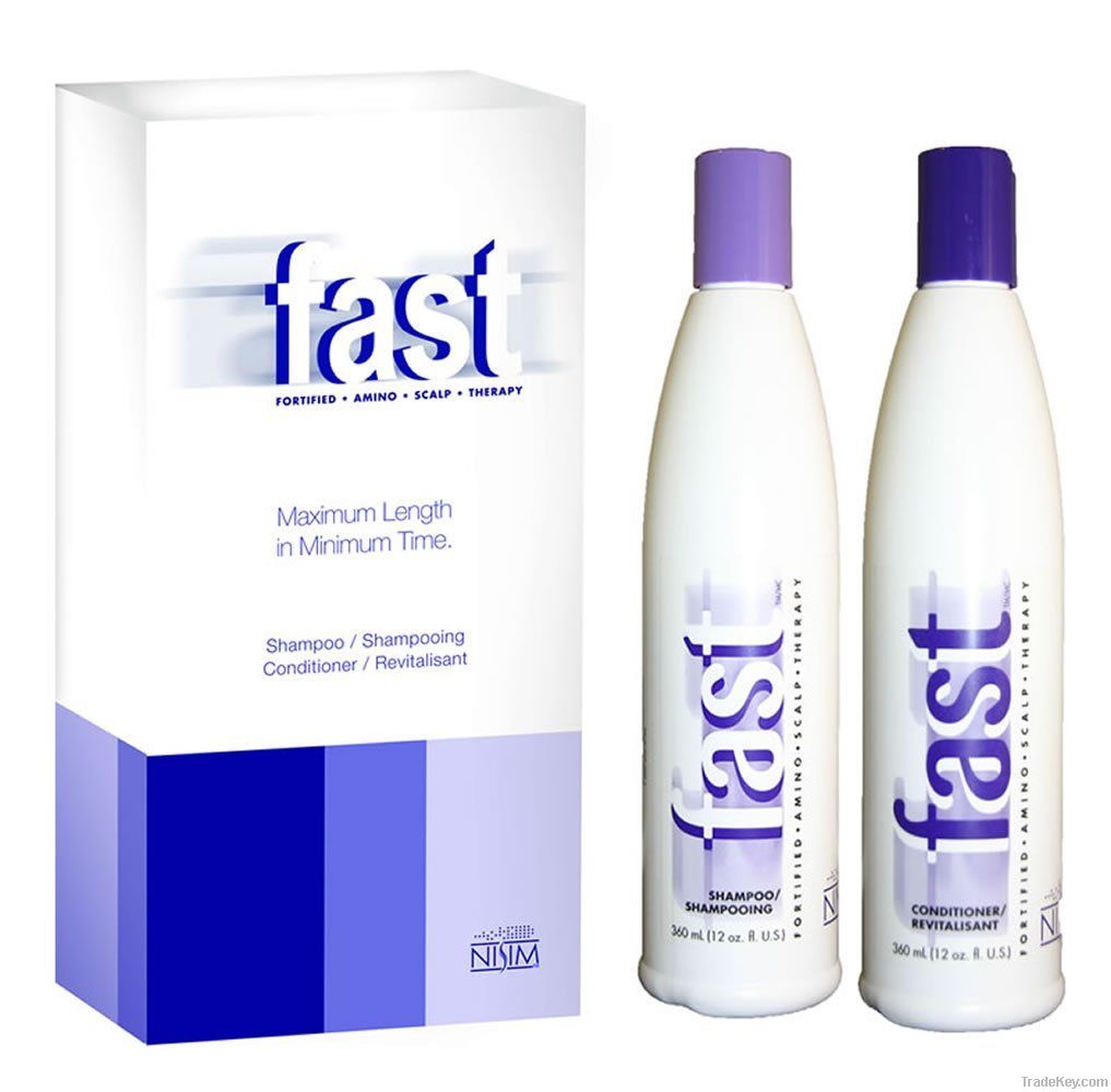 Nisim Fast Shampoo & Conditioner to Grow Hair Longer 2 X 12oz