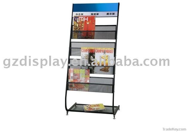 Magzine rack display magzine holder metal custom