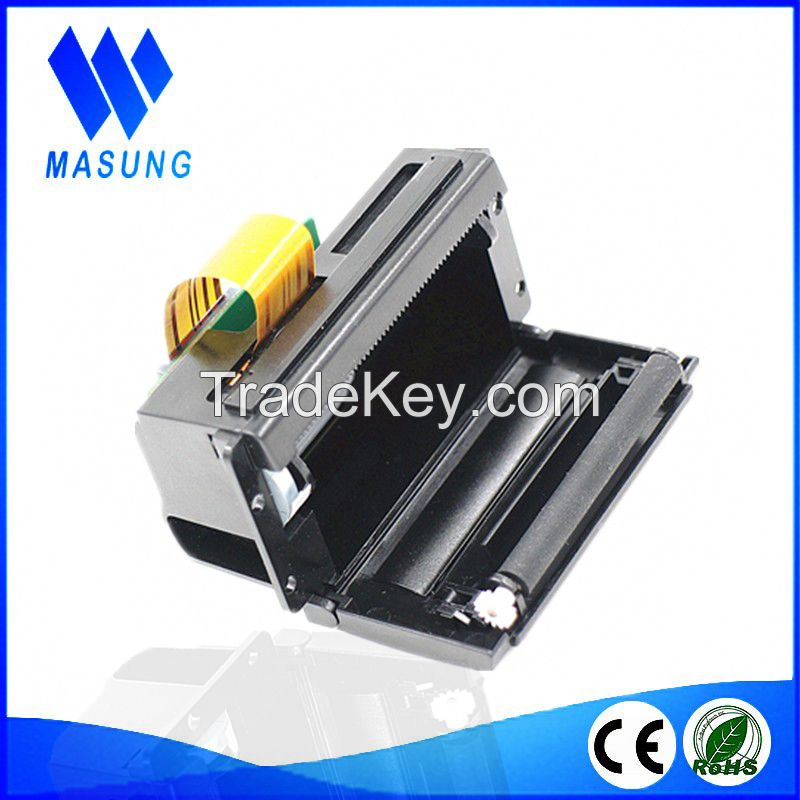 Mini panel embedded thermal 58mm kiosk printer for madical machine