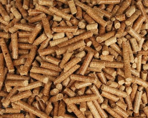 wood pellets for heating system 