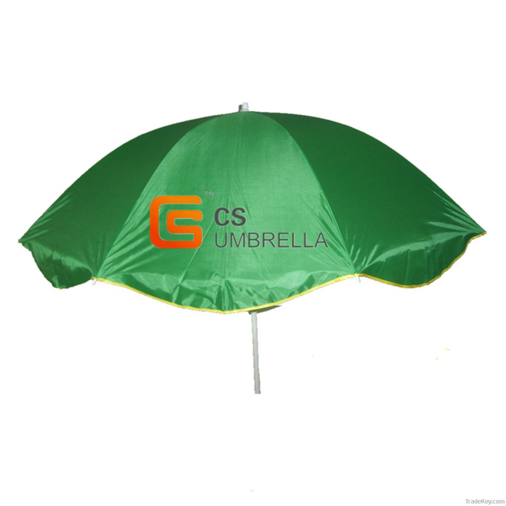 advertising beach umbrella