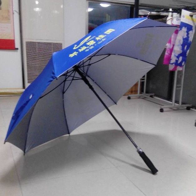 30inch Big Pongee Fabric Fibergalss  Golf Umbrella 