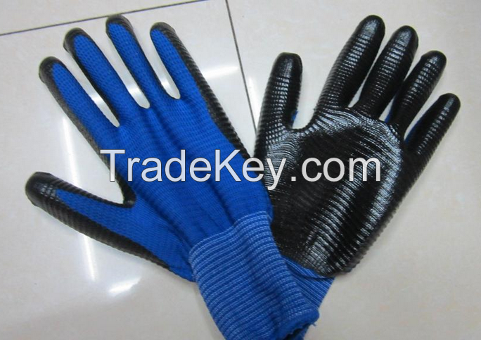 nitril dipped glove/working glove
