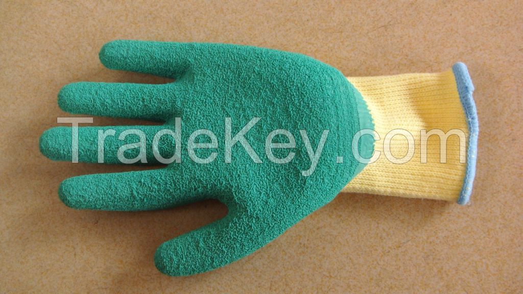 latex dipped working glove