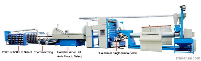 Model SJ150/1200-200 High-Speed Extrusion and Stretching Machine