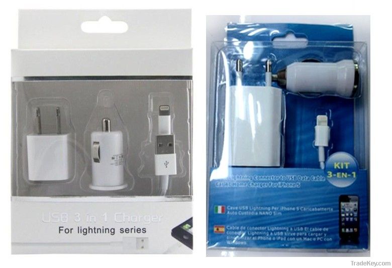 Universal car charger set for Iphone4/4s