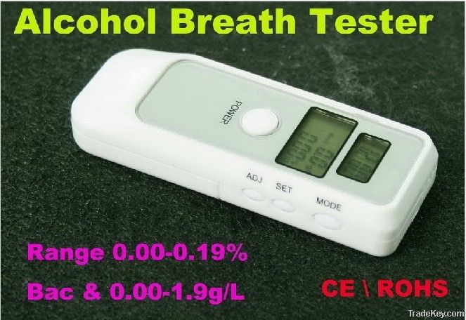 LCD breath alcohol tester