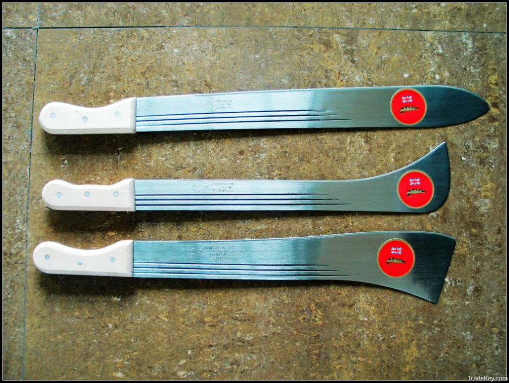 Types of machetes in full size