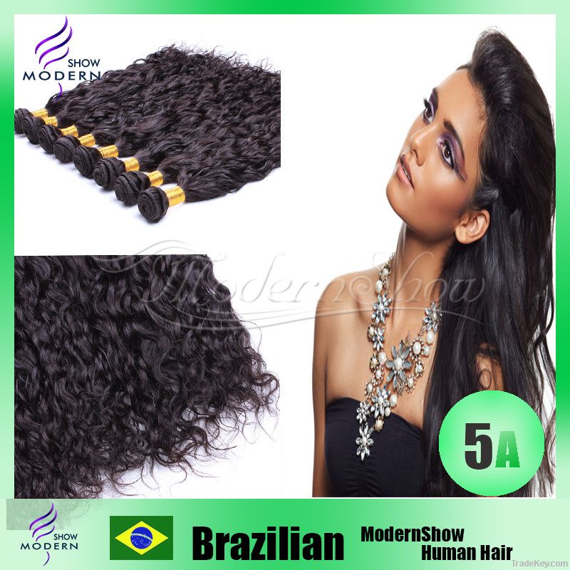 Brazilian Virgin hair extension Unprocessed Human hair  Natural Wave