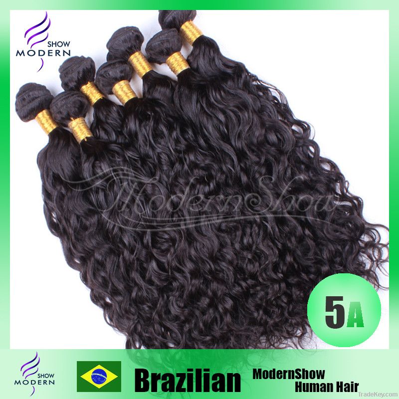 Brazilian Virgin hair extension Unprocessed Human hair  Natural Wave