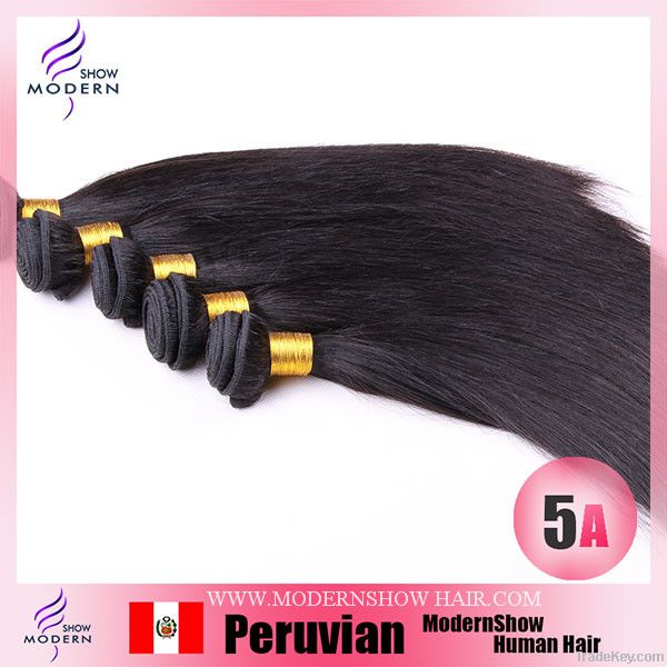 Peruvian Human Hair  Virgin Hair  Silky Straight Hair Bundles
