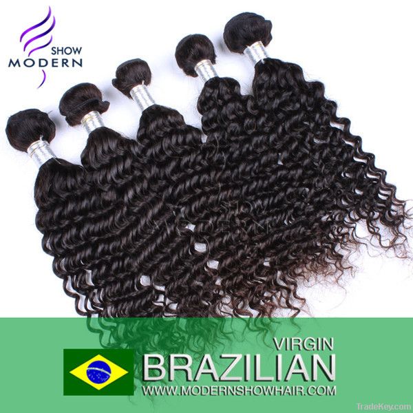 Deep Wave Natural Brazilian Virgin Remy Hair