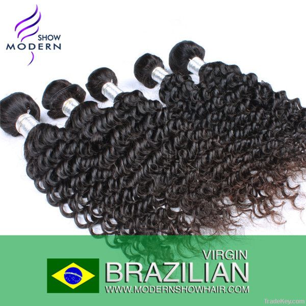Deep Wave Natural Brazilian Virgin Remy Hair