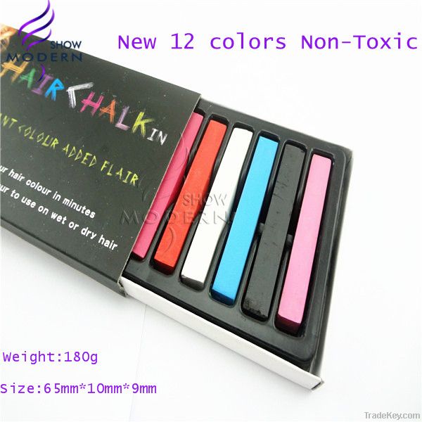 Environmental friendly hair chalk colorful hair dye chalk