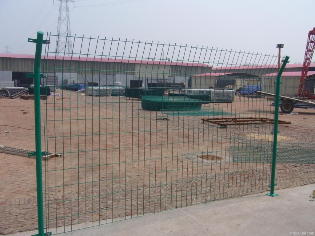 Double Wire Mesh Fence For Roadway (Factory and ISO )