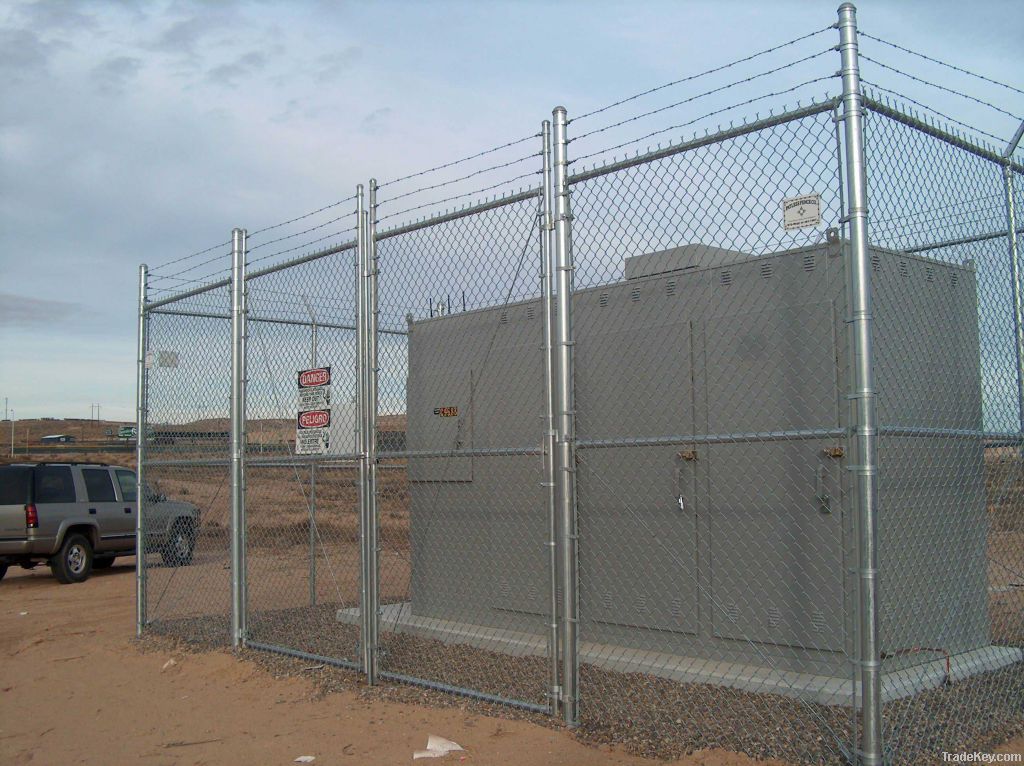 hot dip gavalnized Chain link fence with 0.5-5.0mm wire diameter