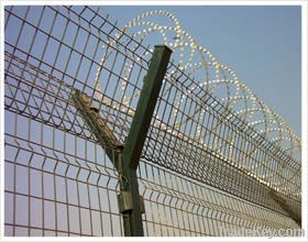 prison fence mesh pvc coated double wire mesh fence