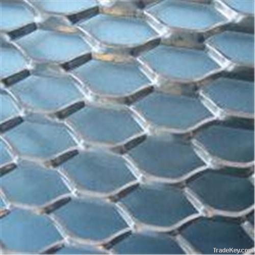 Galvanized / aluminum decorative expanded metal