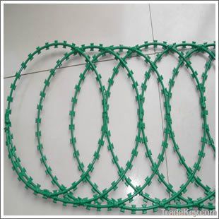 pvc coated razor barbed wire