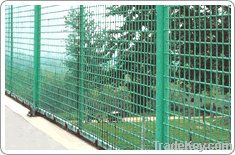 PVC coated chain link wire mesh fence