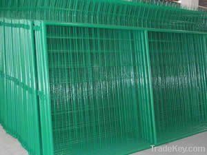 PVC Coated Green welded wire mesh panels