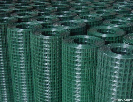 Galvanized and PVC coated welded wire mesh