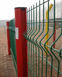 Welded Wire Mesh fence( Green PVC Coated wire mesh Fence)