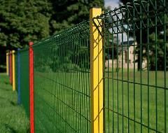 Welded Wire Mesh fence( Green PVC Coated wire mesh Fence)