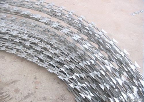 Cheap Galvanized razor wire razor barbed wire