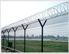 358 anti climb security fence/prison wire mesh fence of 76.2x12.7mm