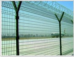 358 anti climb security fence/prison wire mesh fence of 76.2x12.7mm