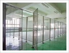 Curvy Welded Mesh Fence / workshop isolation fence panels