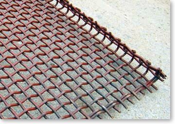 stainless steel crimped wire mesh/mine sieving mesh